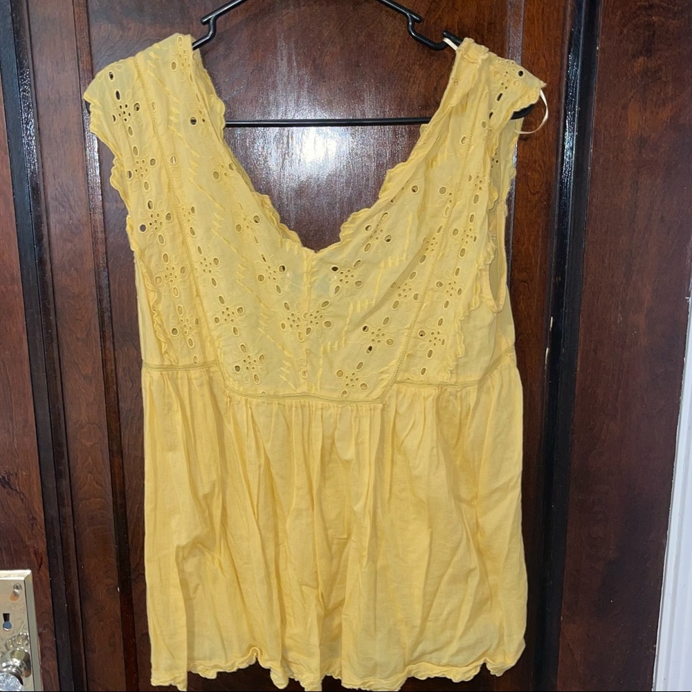 Yellow Lucky Brand Blouse
